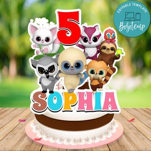 YooHoo to the Rescue Cake Topper Template Printable Instant Download