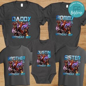 Guardians Of The Galaxy Family Birthday Vacation T-Shirt