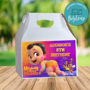 Mighty Little Bheem Gable Box Digital File Printable Instant Download