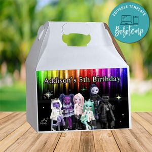 Shadow High Gable Box Digital File Printable Instant Download