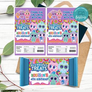 Ksimerito Rice Krispies Treats Template Printable Instant Download