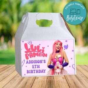 Luli Pampin Gable Box Digital File Printable Instant Download