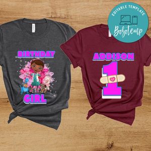 Doc Mcstuffins Birthday Girl PNG file template