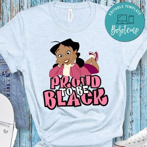 Proud to be black PNG file template