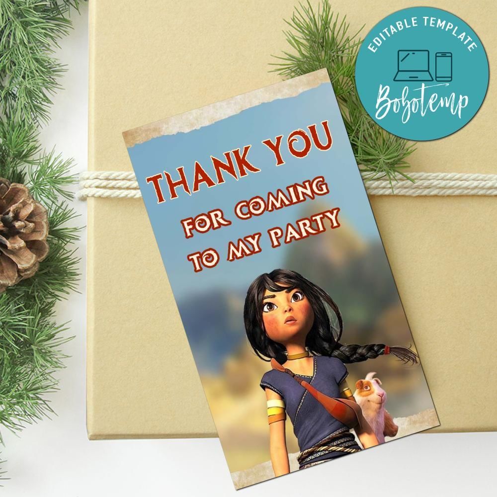 Kayara Thank You Tag Customizable Template To Print At Home Instant Download