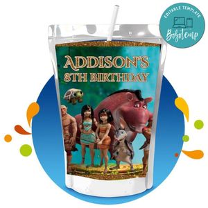 Ainbo Capri Sun Birthday Labels Digital File Printable Instant Download