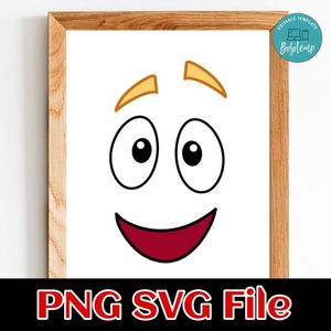 Smiley face Dora the Explorer Customer request PNG file template