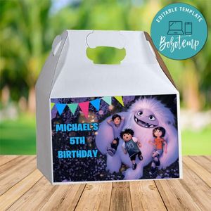 Abominable Gable Box Digital File Printable Instant Download