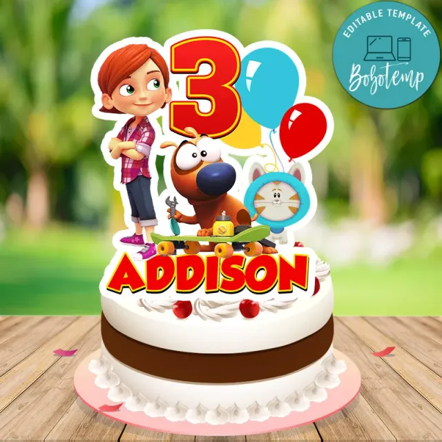 pat-the-dog-birthday-cake-topper-template-printable-bobotemp