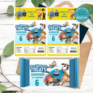 Arpo Rice Krispies Treats Template Printable Instant Download