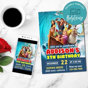 Ruslan i Lyudmila Invitation Customizable Template to Print at Home Instant Download