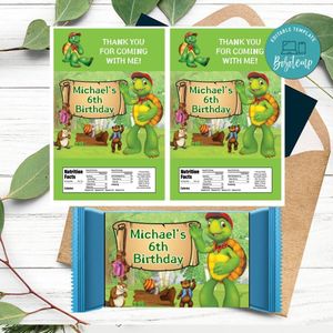Franklin the turtle Rice Krispies Treats Printable Instant Download