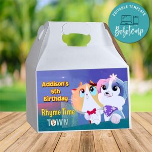 Rhyme Time Town Gable Box Digital File Printable Instant Download