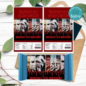 Friends horror movie Rice Krispies Treats Template Printable Instant Download