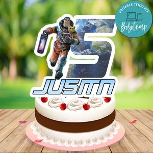Lightyear Cake Topper Template Printable Instant Download