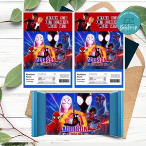 Spiderman Across SpiderVerse Rice Krispies Treats Template Printable Instant Download