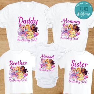 Sunny Day Family Birthday PNG file template