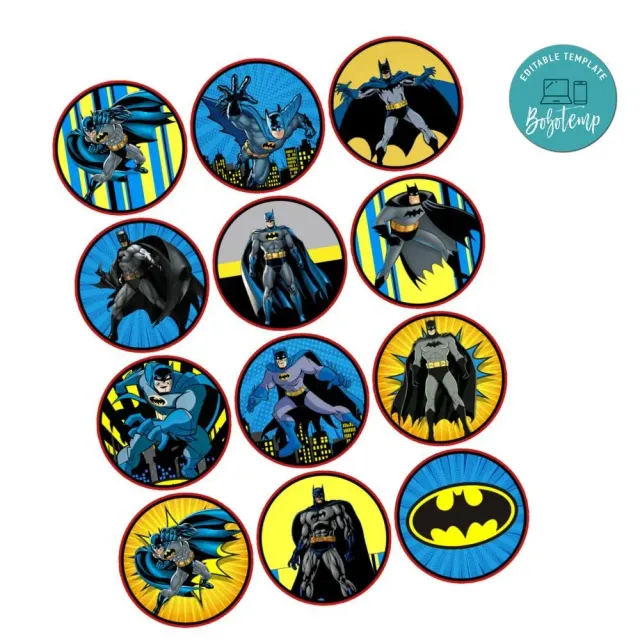 Batman Cake Topper Free Printable
