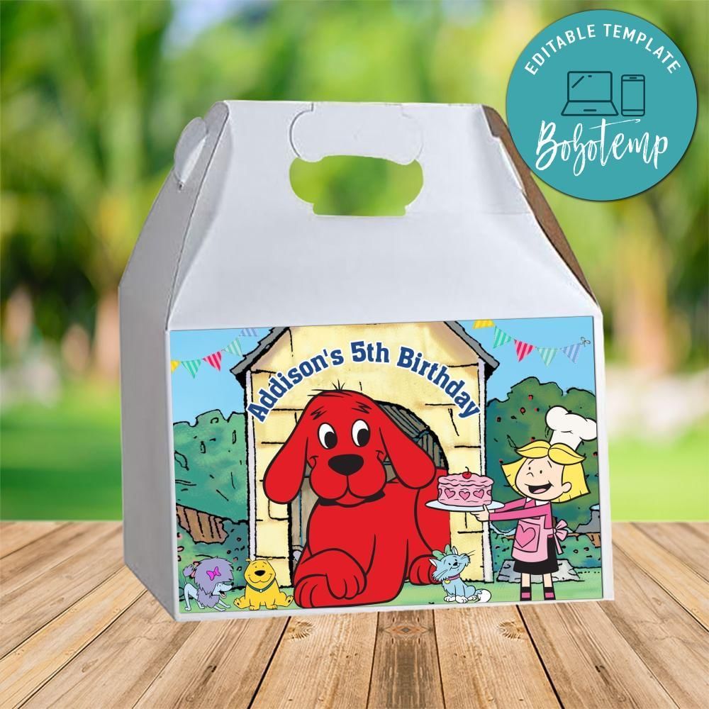 Clifford Gable Box Digital File Printable Instant Download