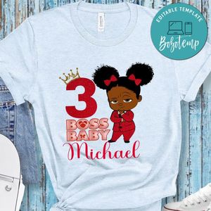 Boss Baby Girl Birthday T-Shirt