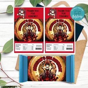 Kurumi Tokisaki Rice Krispies Treats Template Printable Instant Download