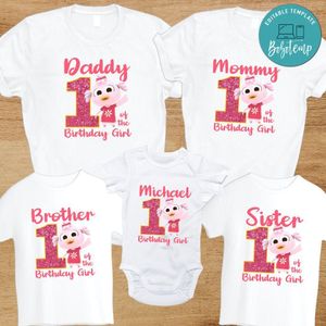 Patita lulu Family Birthday PNG file template