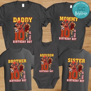 Slam dunk Family Birthday PNG file template