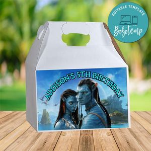 Avatar The Way Of Water Gable Box Digital File Printable Instant Download