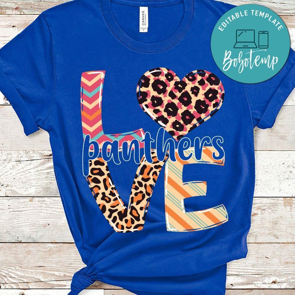 Love Panthers shirt