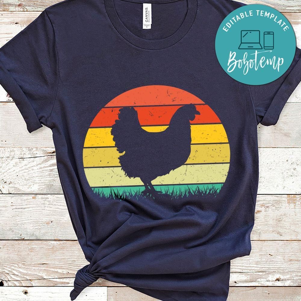 Chicken Retro Vintage shirt