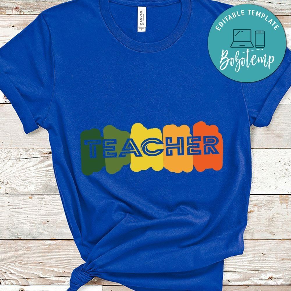 Vintage Retro Teacher Cool shirt