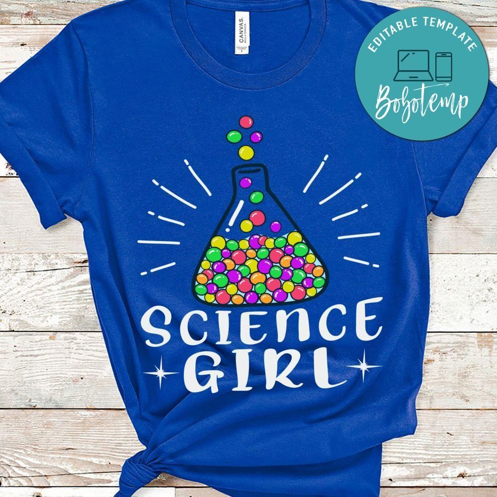 Science girl shirt