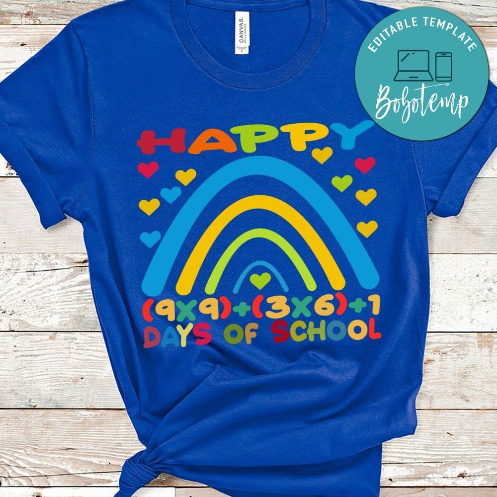 happy math day of school shirt