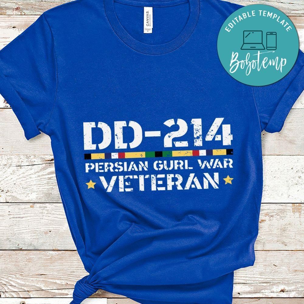 DD 214 persian gurl war veteran shirt