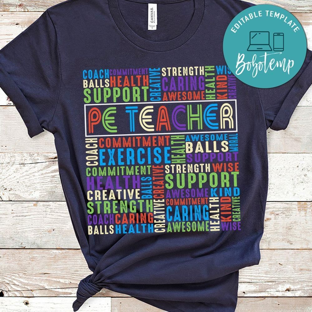 PE Physical Education Teacher PE shirt