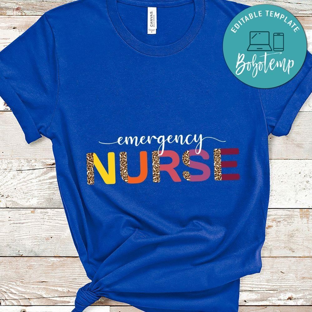 Emergency nurse shirt
