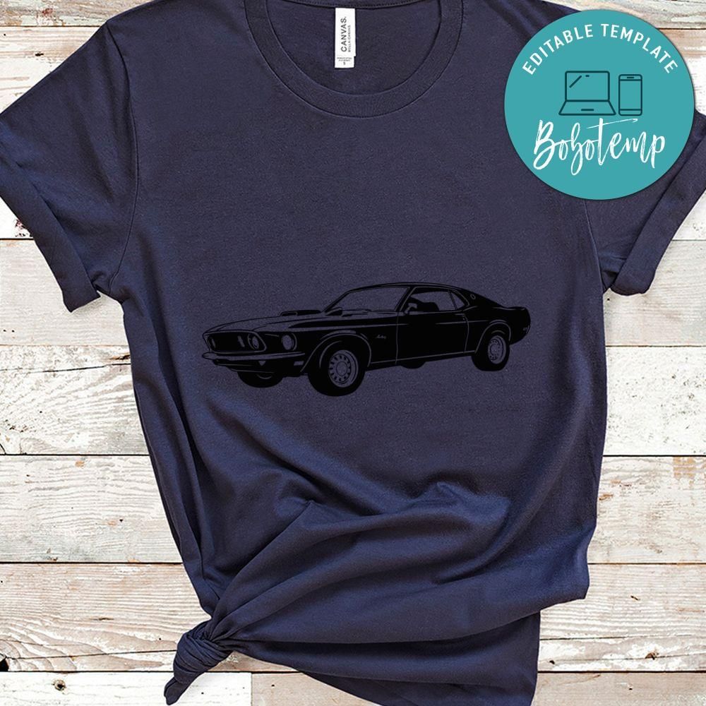 Ford Mustang Fastback 1969 Car shirt