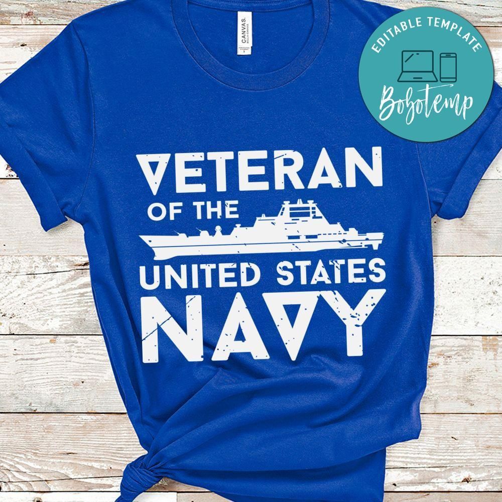 Veteran of the united states navy shirt