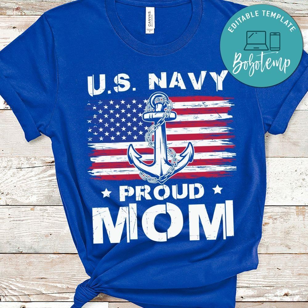 US navy proud mom shirt