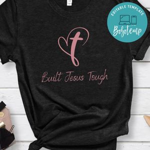 Built Jesus Tough PNG file template