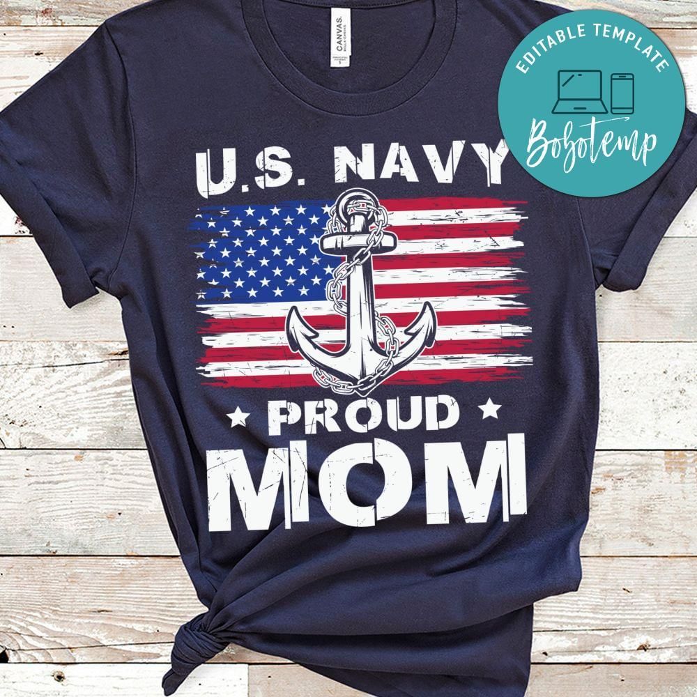 US navy proud mom shirt