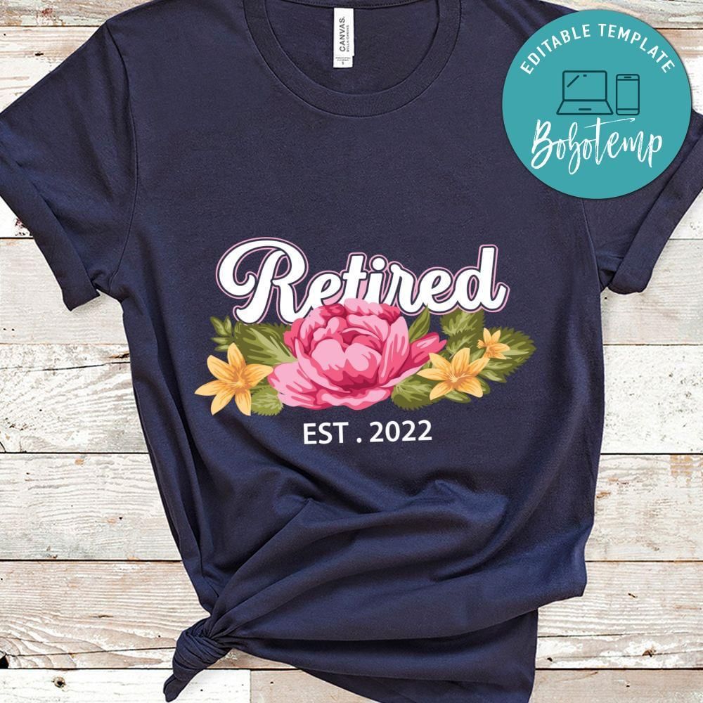 Retired Est 2022 Womens Retirement shirt