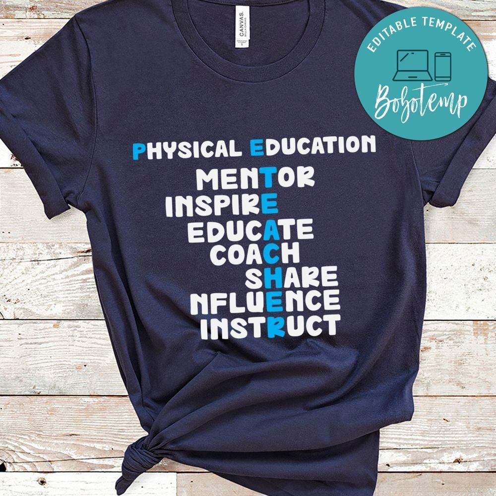 PE Physical Education Teacher shirt