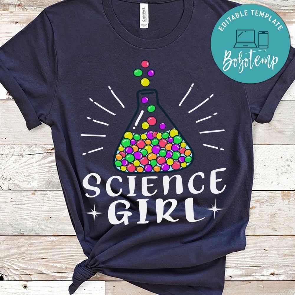 Science girl shirt