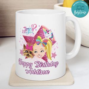 Jojo Siwa Happy Birthday Ceramic Mug 11oz