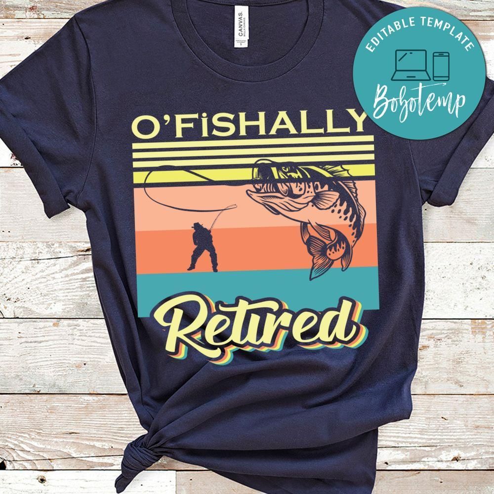 O'fishally retired shirt