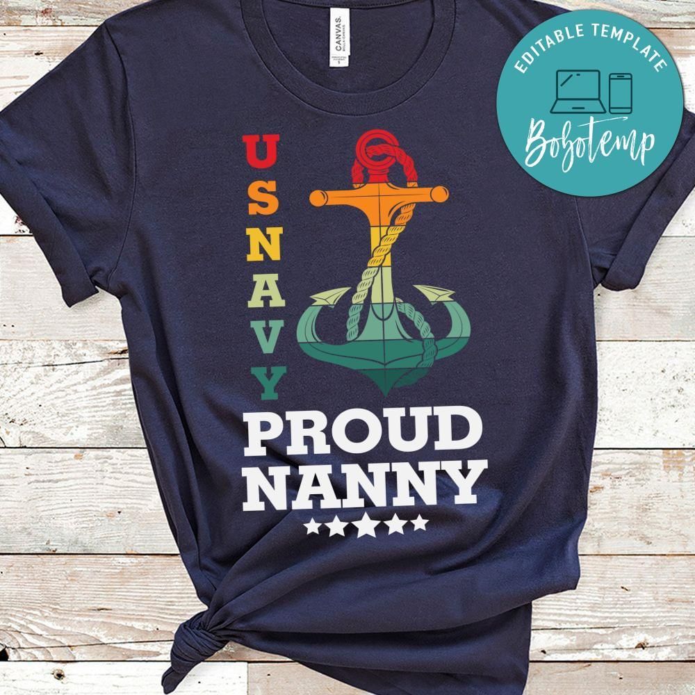US Navy Proud Nanny shirt