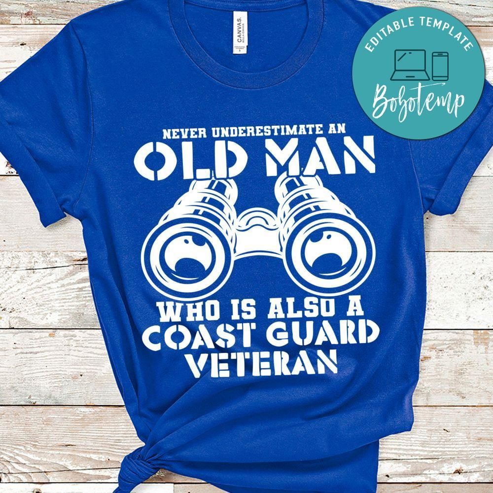 Oldman Coast Guard Veteran US shirt