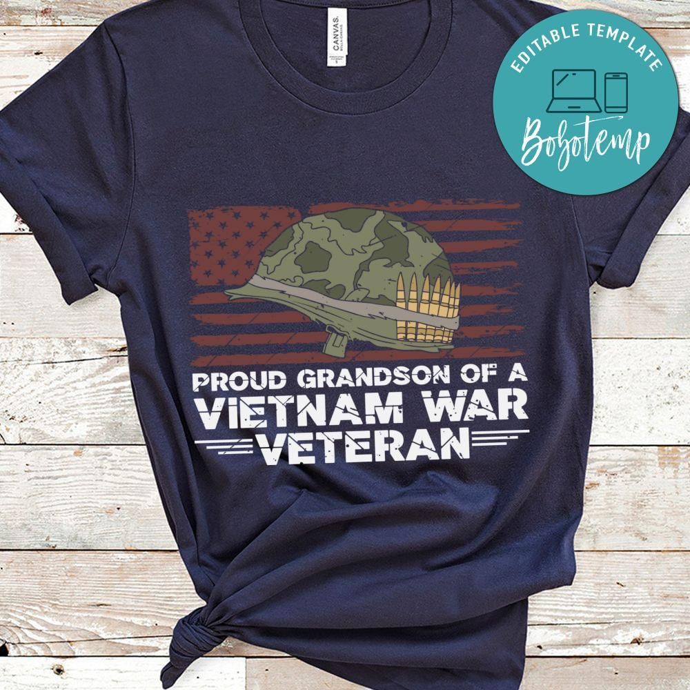 Proud Grandson Of A Vietnam shirt