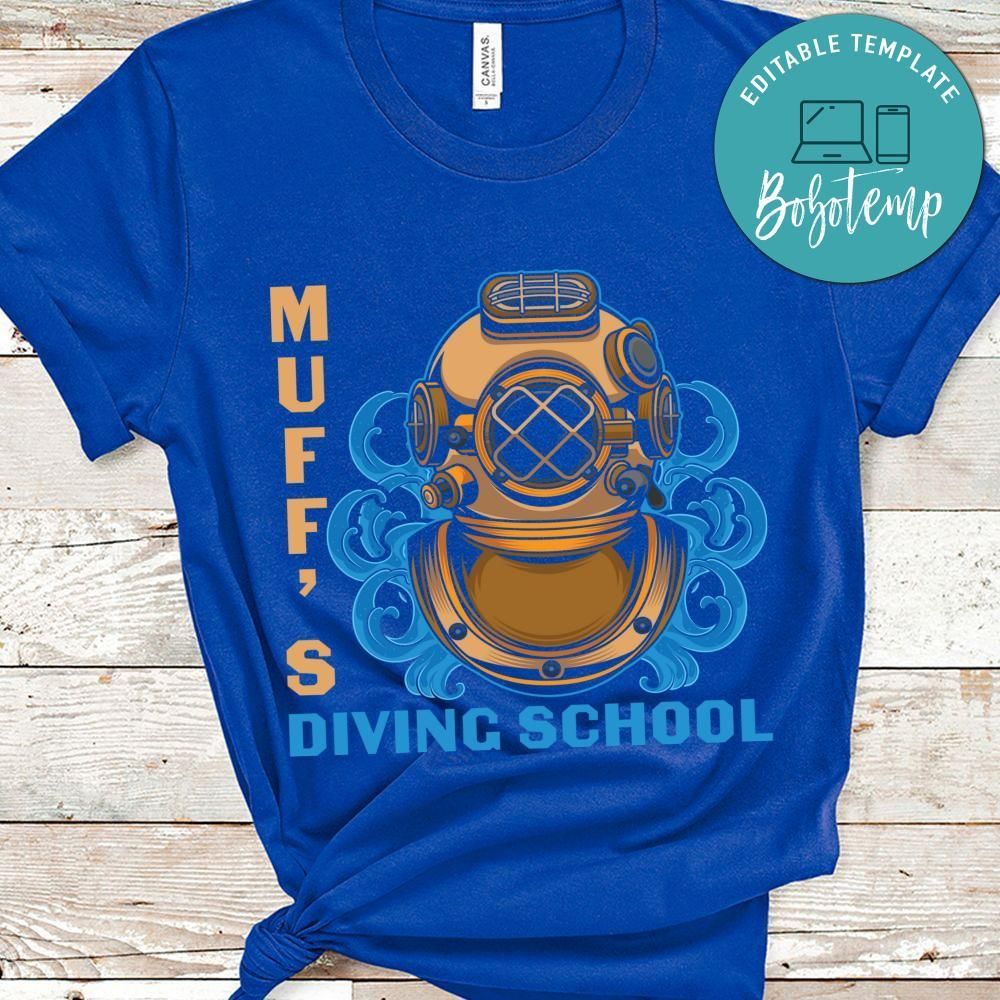 Muff's diving school shirt
